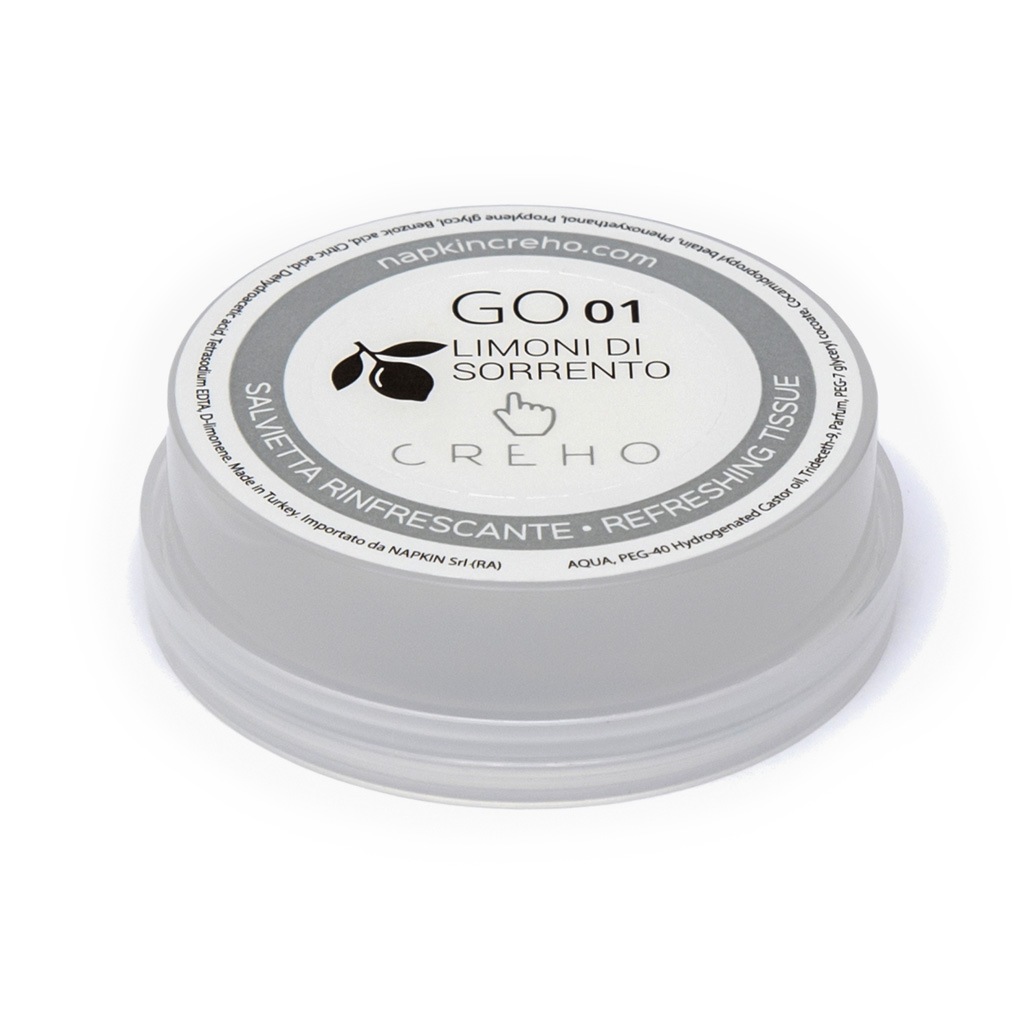 NAPKIN GO SWEET SPICES Ready-to-Use Single-Use Moistened Wipe