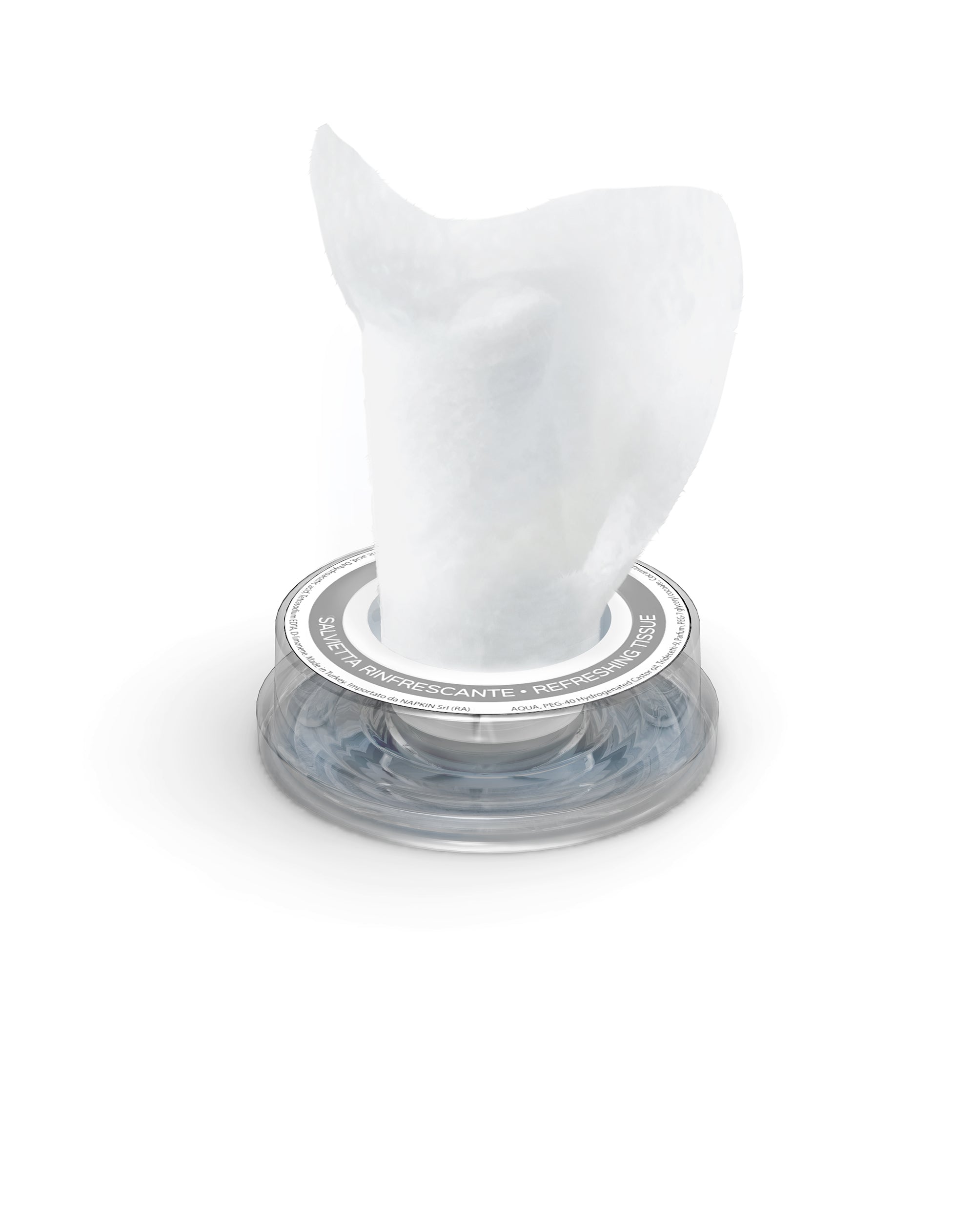 NAPKIN GO SORRENTO LEMONS Ready-to-Use Single-Use Moistened Wipe