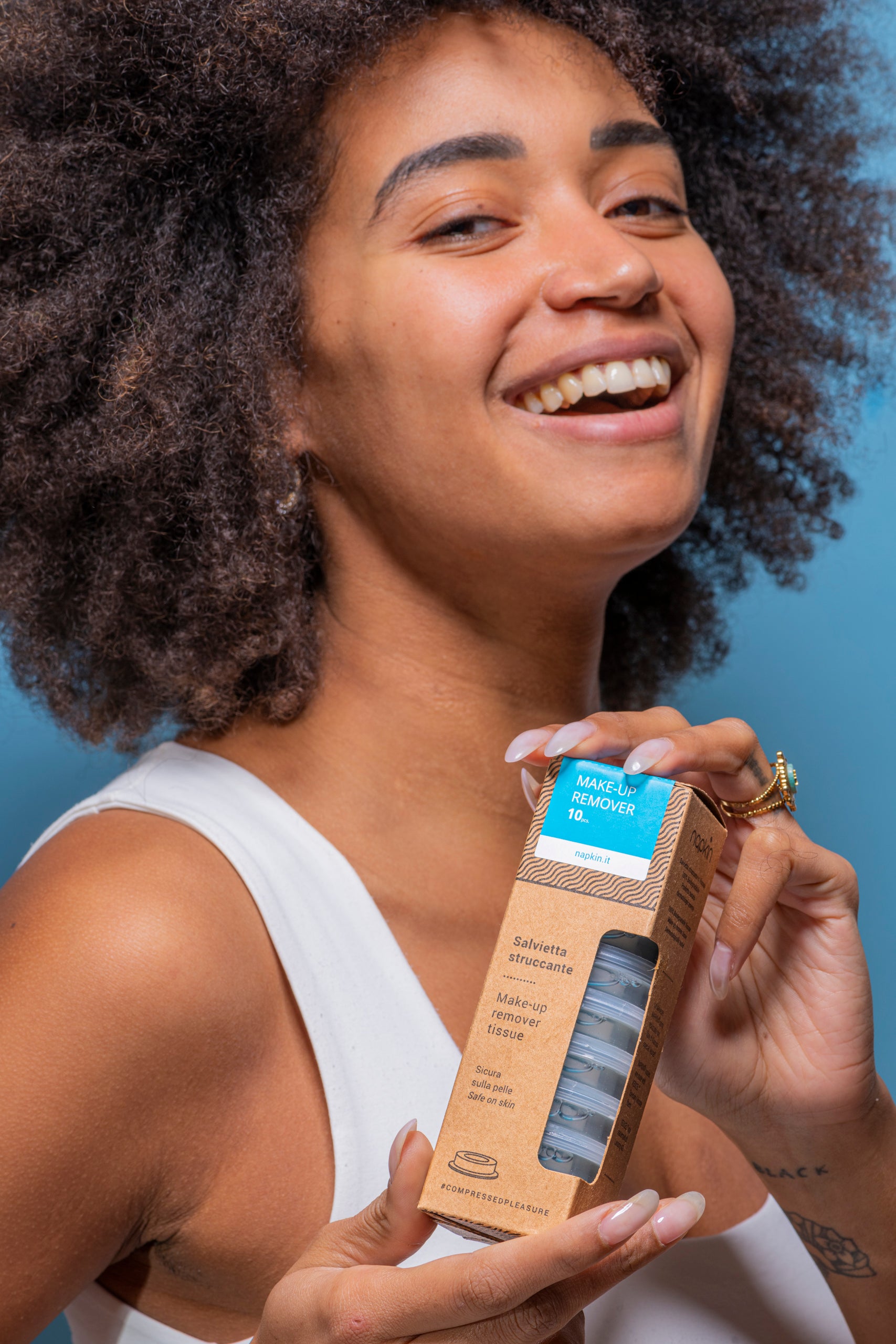 MAKE UP REMOVER Compressed Makeup Remover Wipe with Built-In Liquid (Pack of 10)