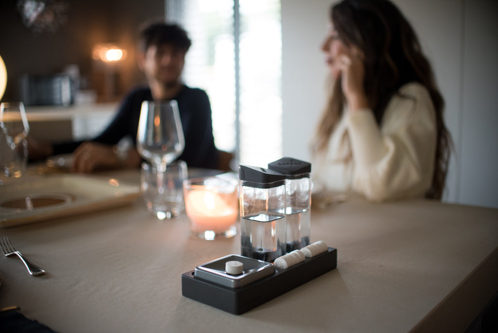 Glass Vial for Napkin Courtesy Service