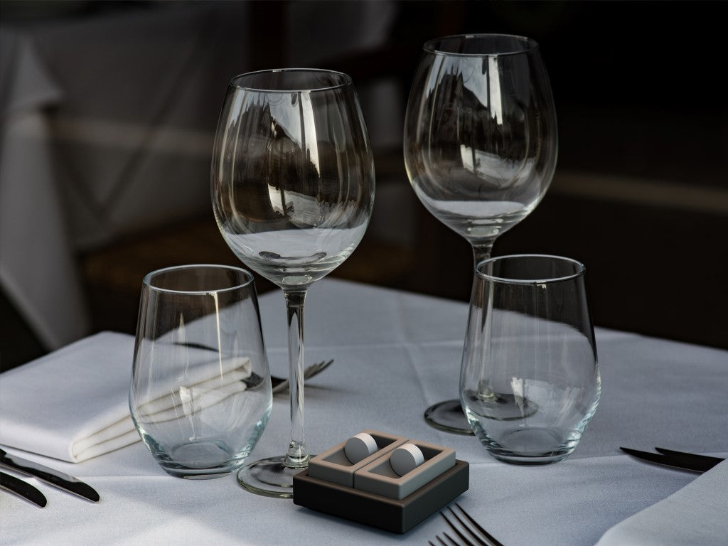TWIN SET Melamine Resin Cups for Napkin Courtesy Service