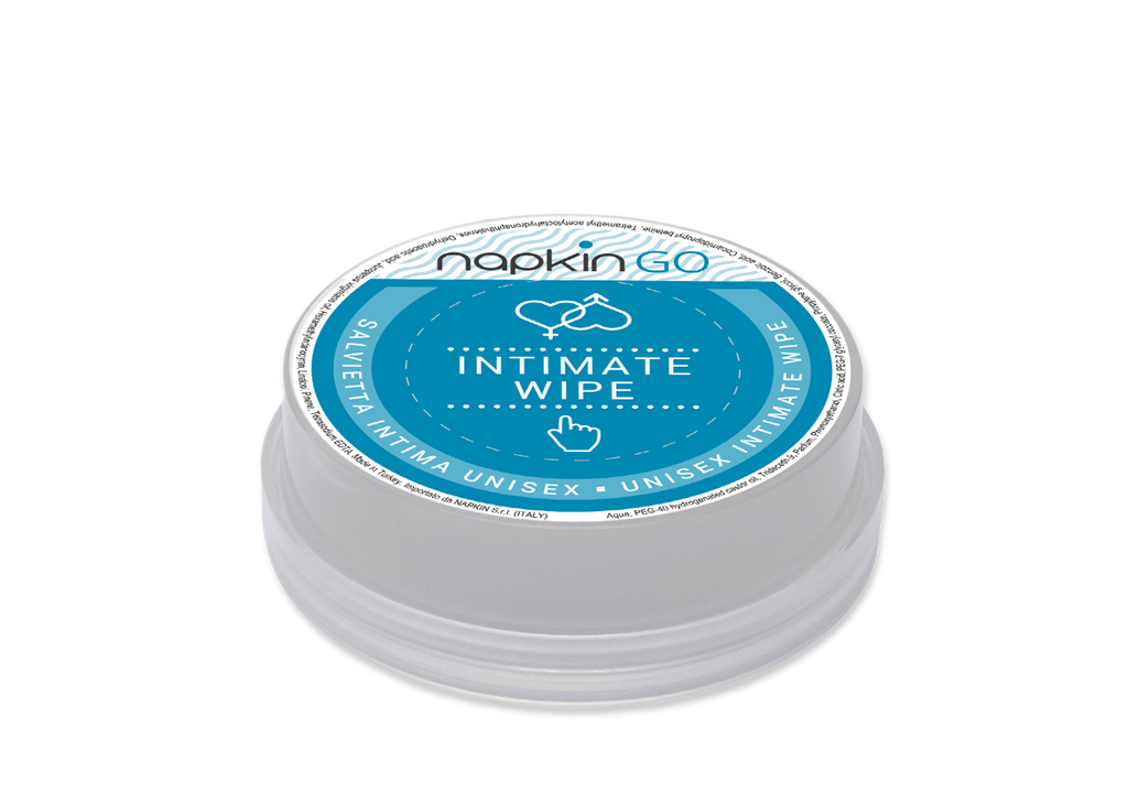 NAPKIN GO INTIMATE Single-Use Moistened Wipe for Personal Hygiene
