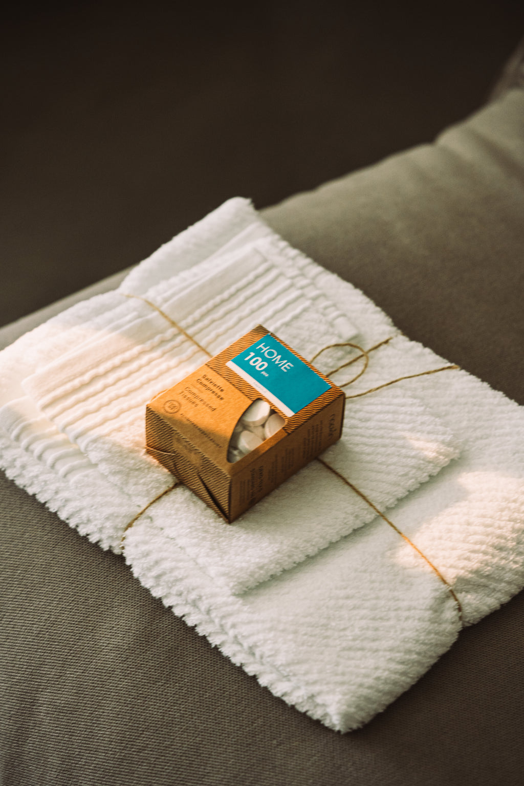 HOME 100 Compressed Wipes to Hydrate in Pure Viscose