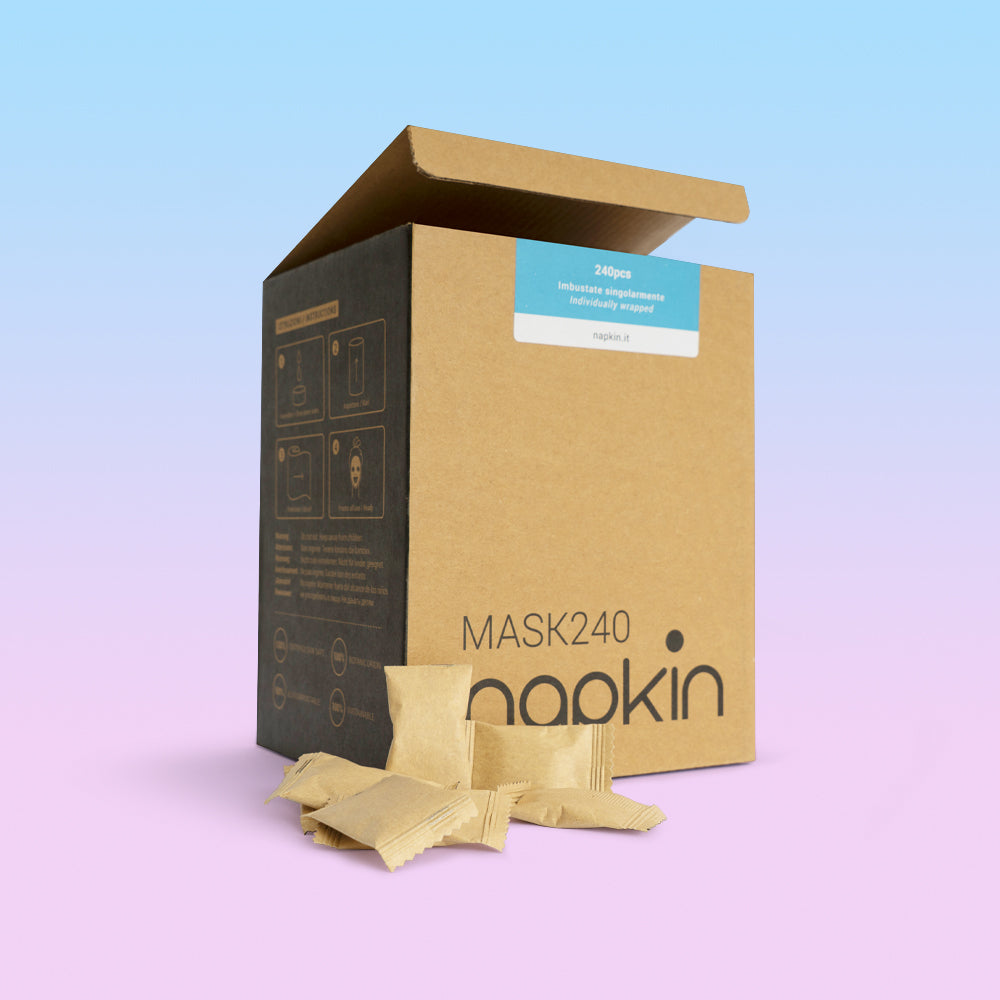 MASK 240 Compressed Viscose Mask Ready at the Moment (Pack of 240)
