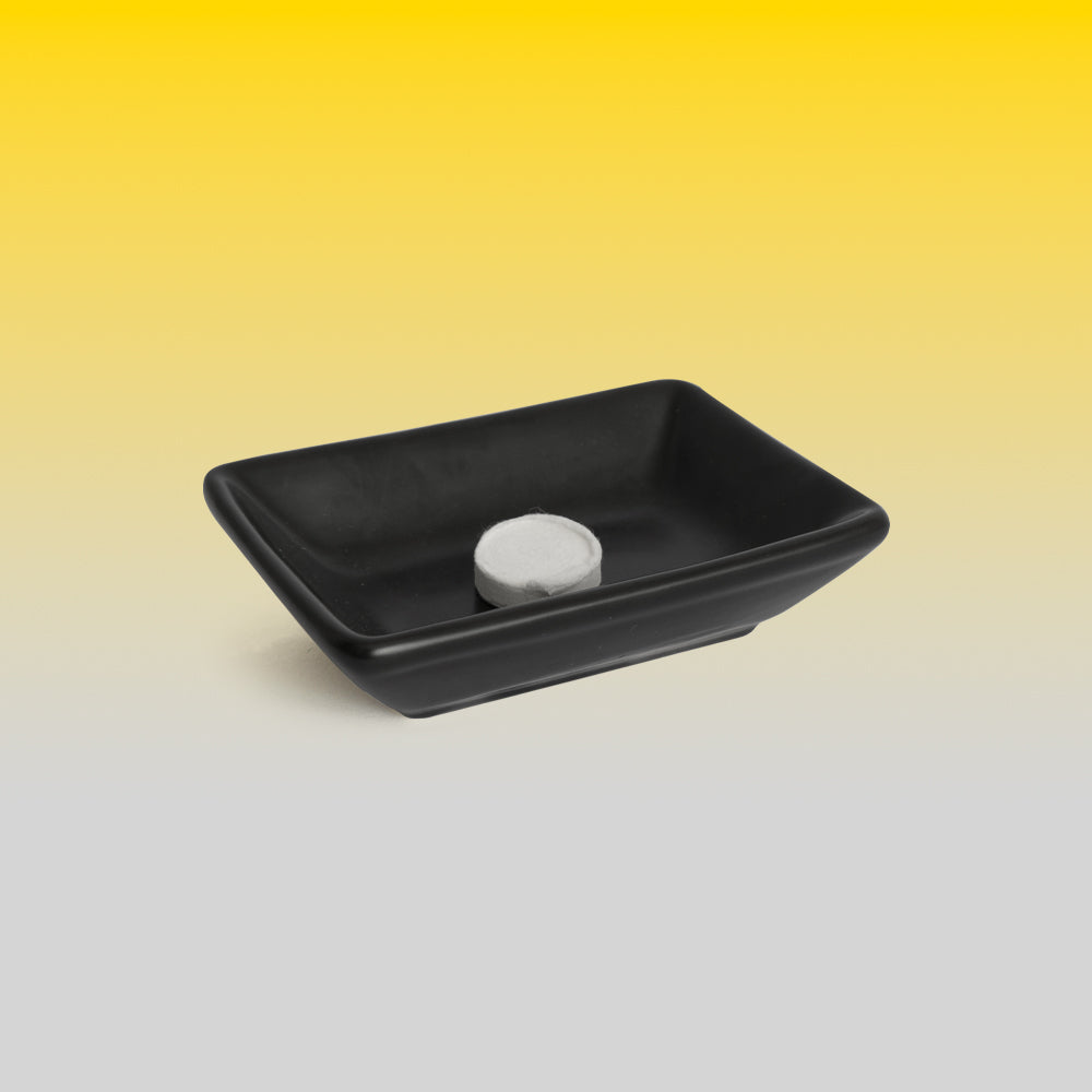 BLACK CUP Black Melamine Resin Cup for Napkin Courtesy Service